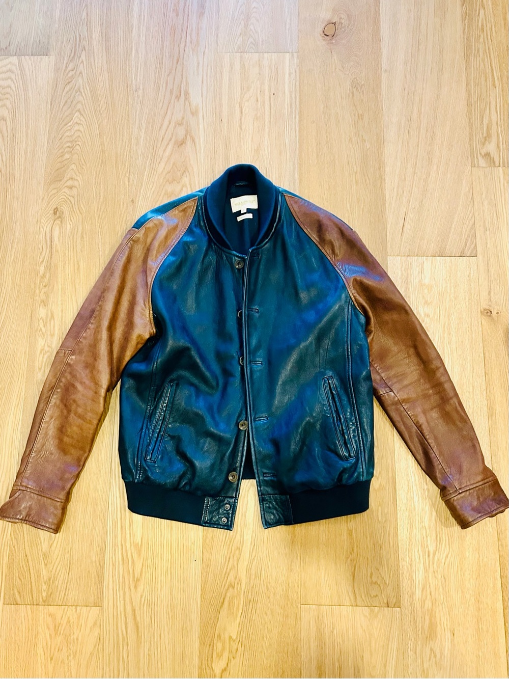 🇮🇹 Levi’s Made & Crafted Leather Varsity Jacket Bomber